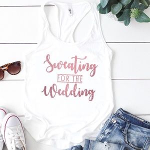 Sweating For The Wedding Tank. NWT